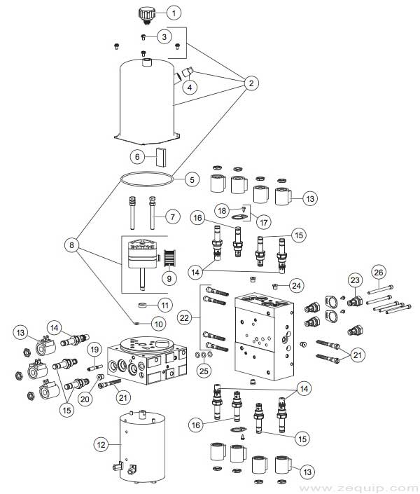 Western MVP Plus Hydraulic Parts Diagram