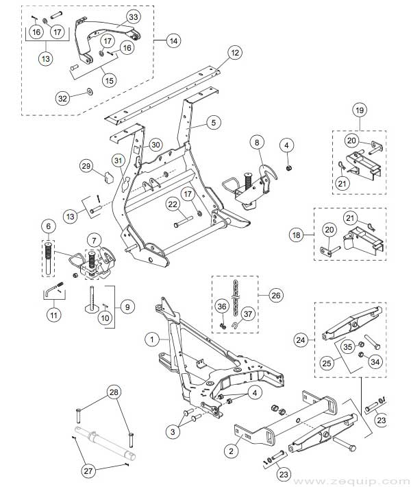 Western MVP Plus Lift Parts Diagram