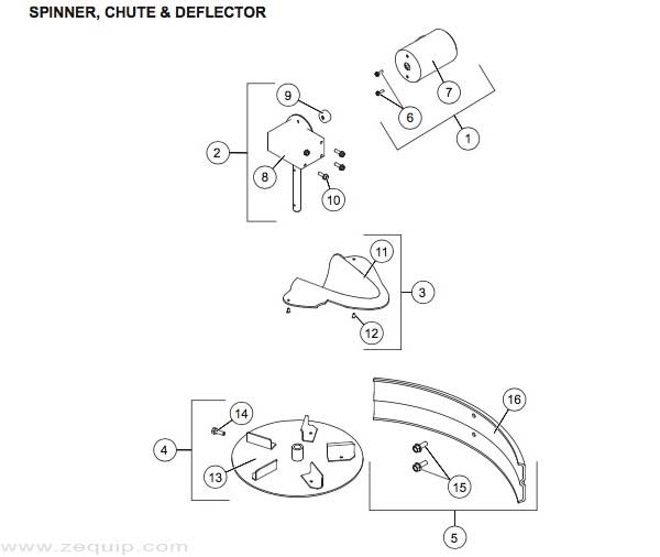 Pro-Flo 900 Spinner Parts Diagram