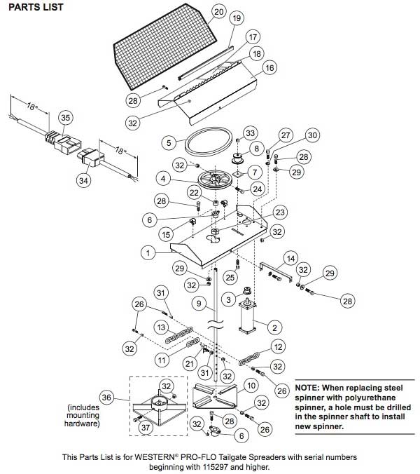 Western Pro-Flo Parts Diagram