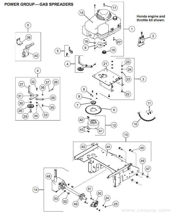 Western Striker Gas Engine Parts Diagram