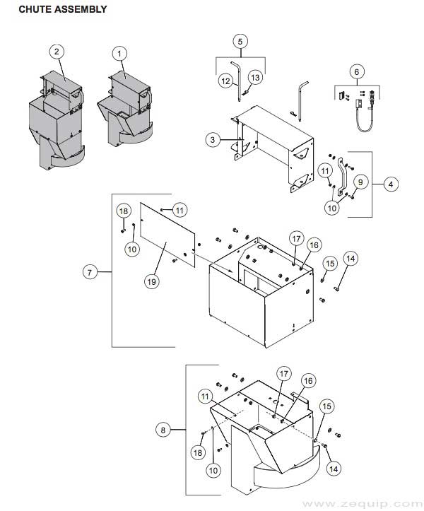 Western Striker Chute Assembly