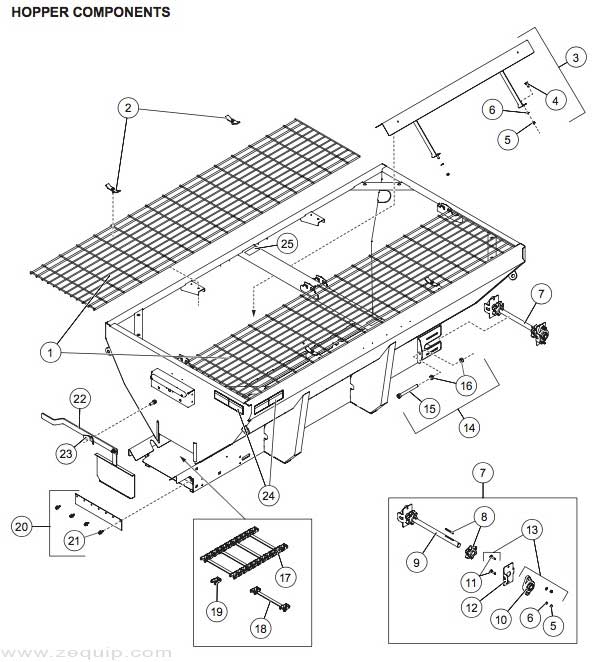 Western Striker Hopper Parts Diagram Hydraulic Units