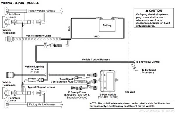 Western Plow Truck Side Wiring Kits | Replacement Snow ... chevy western unimount snow plow wiring diagram 