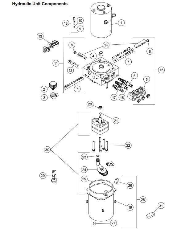 Western Midweight & Pro Diagram Hydraulics