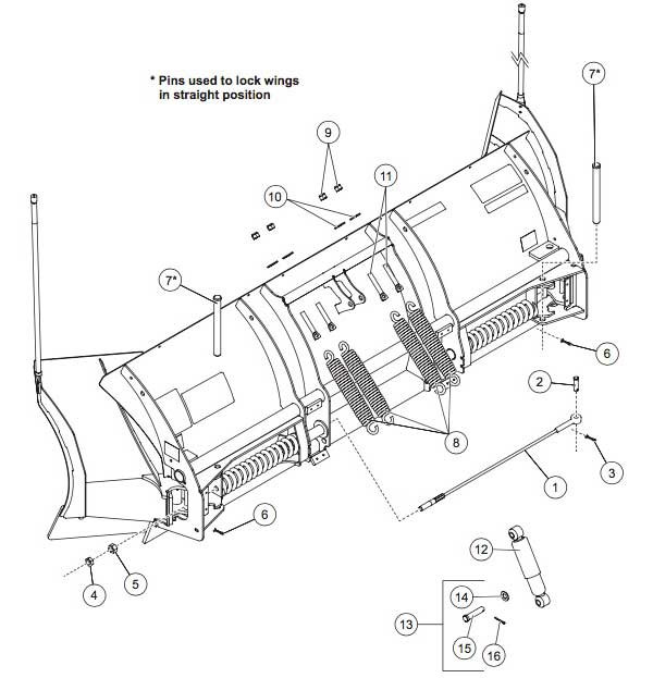 Western Prodigy 2 Blade Parts Diagram