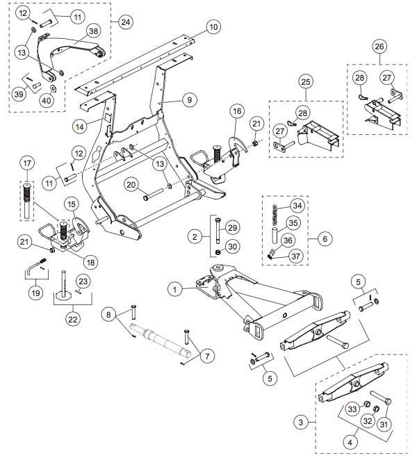 Prodigy Lift Frame Parts Diagram