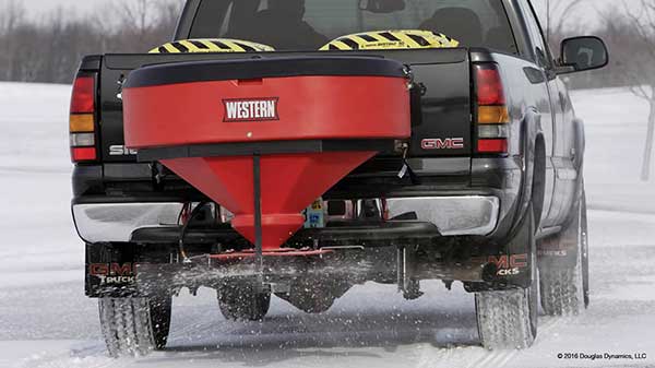 Western Low Profile Salt Spreader