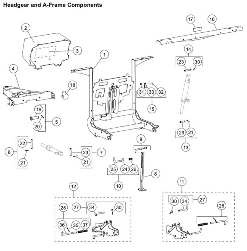 Western Defender Headgear Diagram