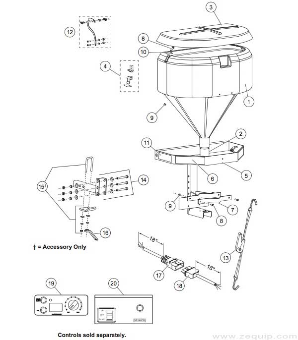 Western Model 500 Parts Hopper